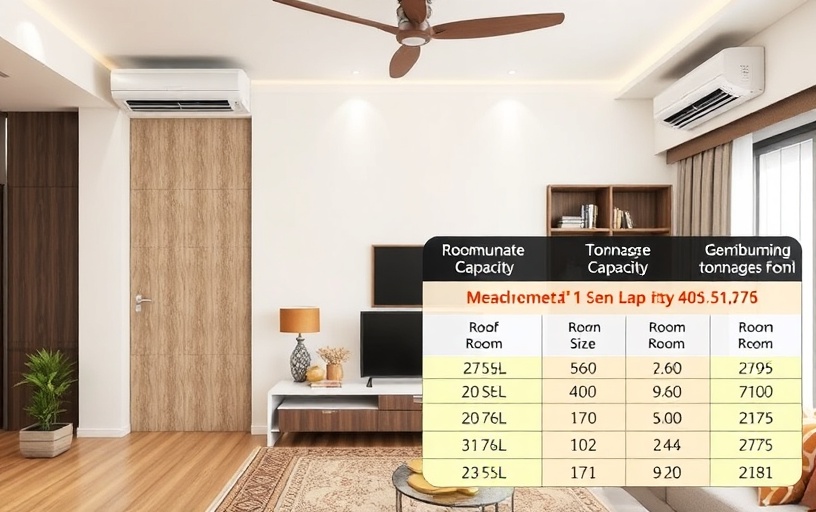 AC Tonnage vs Room Size: Find the Right AC Capacity for Your Room